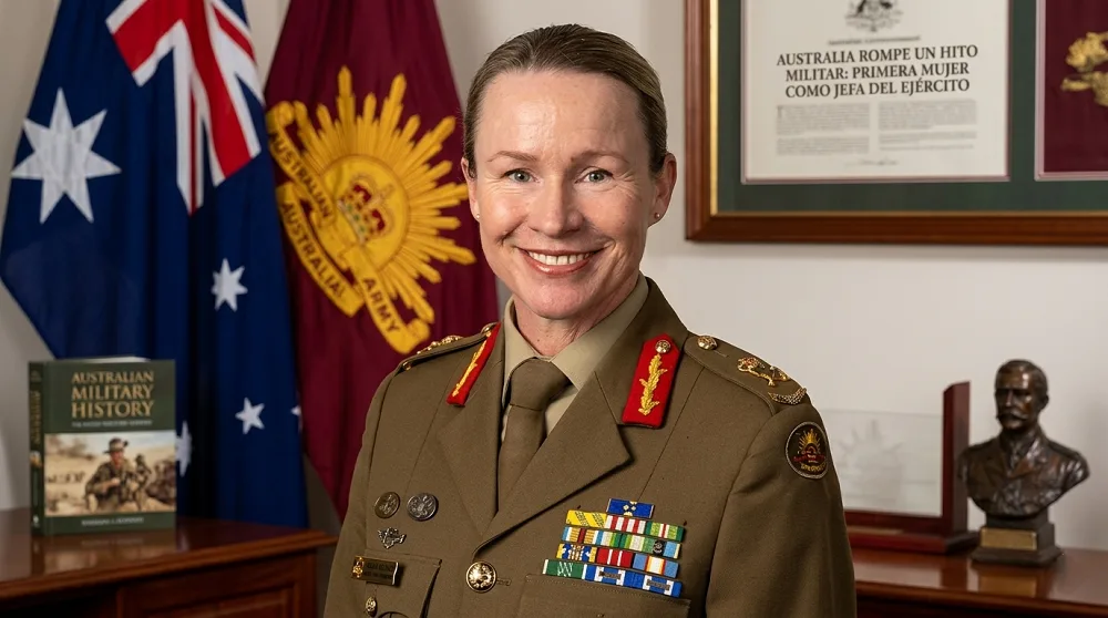 Australia rompe un hito militar y nombra a una mujer como jefa del Ejército