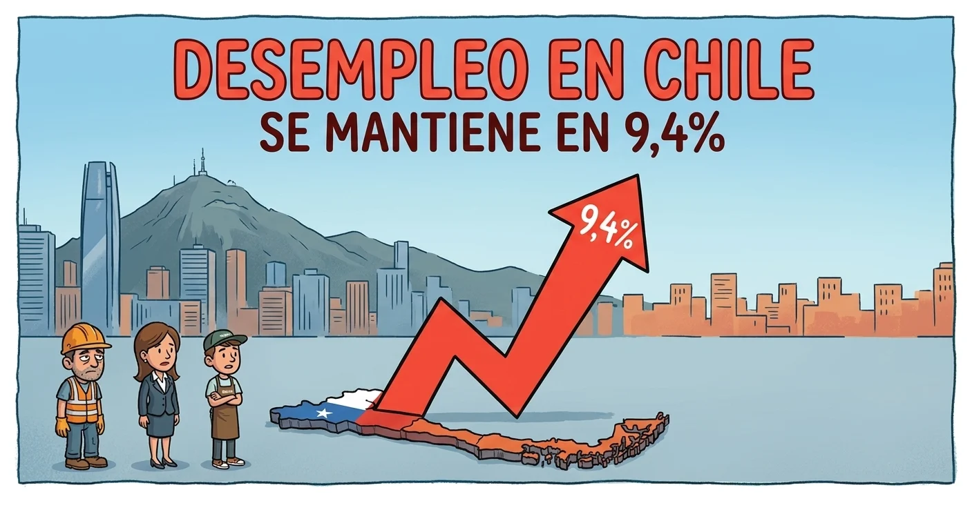 Desempleo en Chile llega a 9,4%: qué significa la cifra para trabajadores y quienes buscan empleo