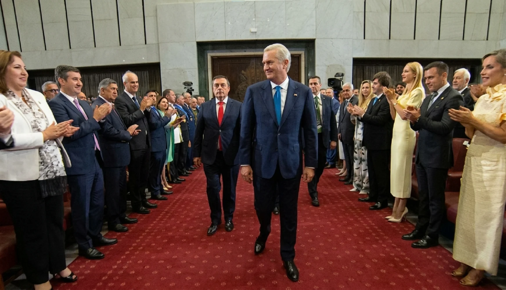 Inicia la histórica jornada de cambio de mando en Chile