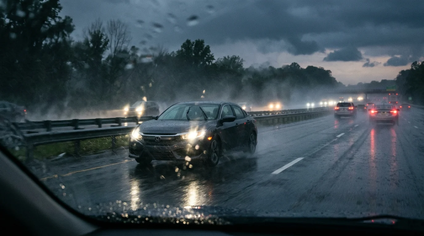 Los errores más comunes al manejar con lluvia y cómo evitarlos antes del retorno a casa